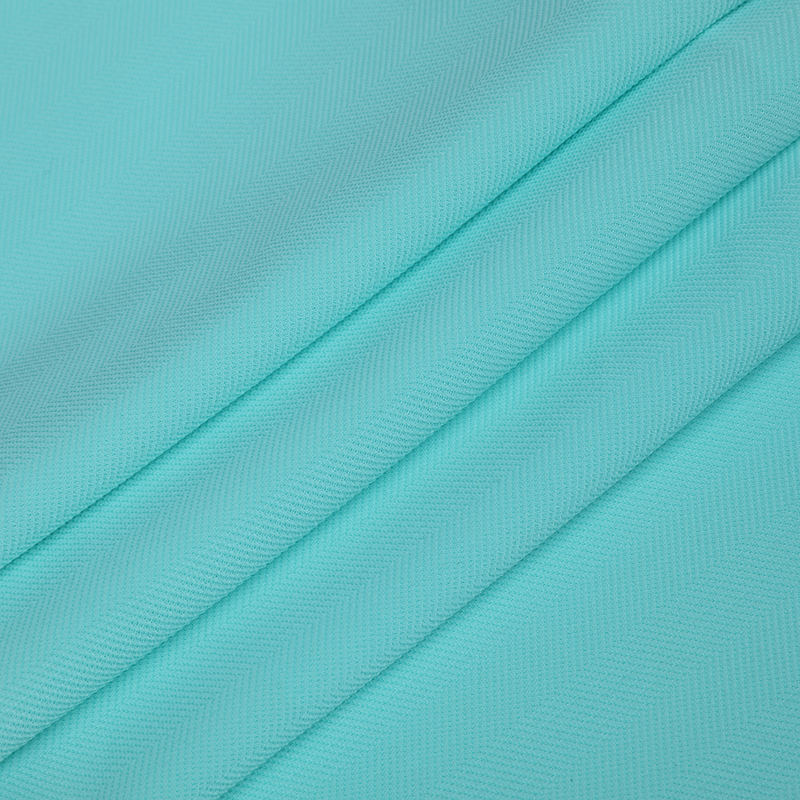 APJ1017 Warp Tricoted Jacquard Easy Real Gold Polo tissu élastique