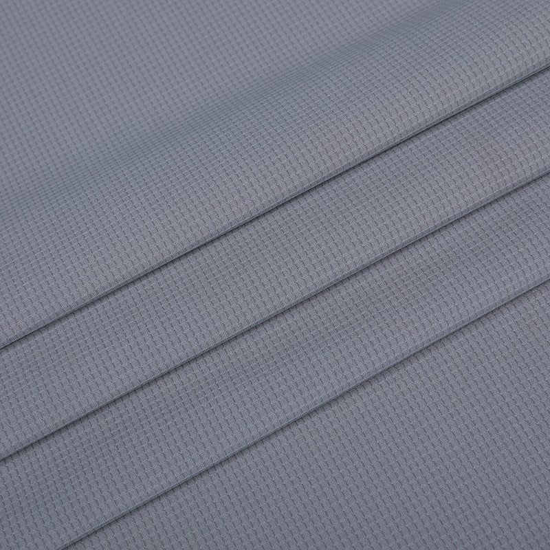 APS1106 Warp Tricoted Polyester Ammoniac Small Check Jacquard Casual Clothing Tissu