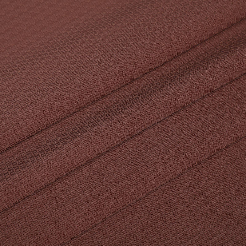 APJ1085 Brocade en tricot de chaîne Jacquard à séchage rapide tissu de vêtements décontractés